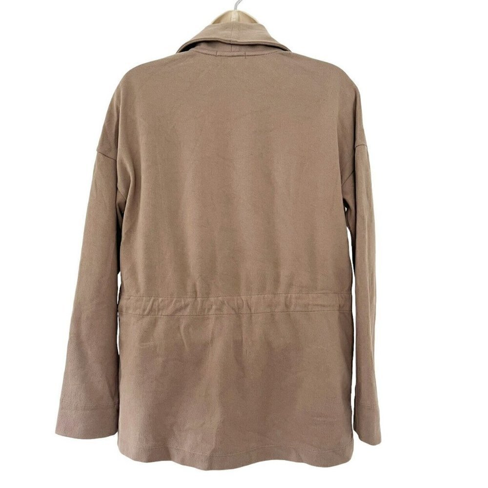 James Perse Green Amo Shawl Collar Open Front Jacket Blazer Size 0 or US XS NWT - Picture 3 of 12